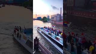 CSD AUF DER SPREE 2024  Schiff Nr 4 MS KÖPENICK PRIDE 🏳️‍🌈PARADE ON THE RIVER SPREE in Berlin [upl. by Ohs599]