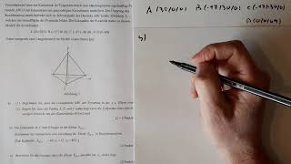 LK Vektorielle Geometrie B Aufgaben ac Beispielklausur Abi 2021 NRW [upl. by Livesay271]