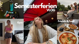 Vlog  Semesterferien  Uni Noten  Gym  Meeting friends [upl. by Attenrad]