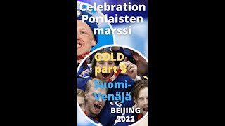 Beijing 2022 ICE HOCKEY FinlandRussia PART 3 Suomi  Venäjä Porilaisten marssi [upl. by Annirak]