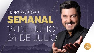 HOROSCOPO SEMANAL 18 AL 24 DE JULIO DE ALFONSO LEÓN ARQUITECTO DE SUEÑOS [upl. by Annairoc]