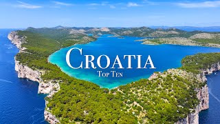 Top 10 Places To Visit in Croatia  Travel Guide [upl. by Assiroc]