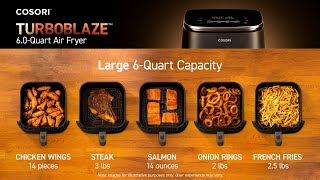 COSORI Air Fryer TurboBlaze 6Qt 9in1 Airfryer  Cosori Air Fryer  Cosori Air Fryer Turboblaze [upl. by Armilda188]