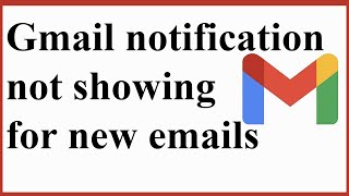 Gmail app notification not showing for new emails How to enable Gmail notifications [upl. by Alehcim966]