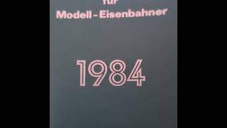 Mehr 1984 Taschenkalender für ModellEisenbahner [upl. by Airdnekal]