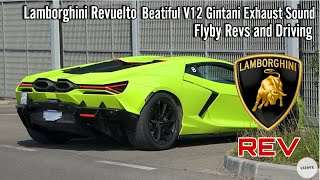 Lamborghini Revuelto Gintani Exhaust Flyby and revs Beamng [upl. by Enahpad]