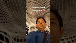 Infront of Wonderland Sculpture 🇨🇦 wonderland wonderlandsqulpture canada [upl. by Martel]