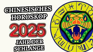 CHINESISCHES JAHRESHOROSKOP FÜR DAS JAHR 2025 Erwarte Wunder [upl. by Hakceber218]