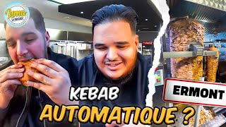 KEBAB AUTOMATIQUE DE PLUS DE 200 KG  la pomme kebab à Ermont feat SAIF [upl. by Lelith]