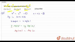 If xyyx\quot and \quotx2y then the values of x and y are x y gt 0 [upl. by Bamford326]