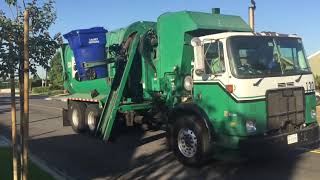 Calmet services trash truck 130 Autocar Xpeditor part 5 [upl. by Nena]