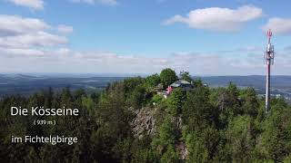 Die Kösseine im Fichtelgebirge  939 m [upl. by Neelhtakyram686]