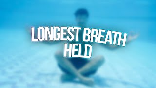 the longest breath held [upl. by Jayme]