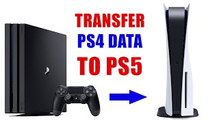 How to Transfer PS4 Data to PS5 PS4 Games amp Saved Data to Playstation 5 Tutorial [upl. by Kendal425]