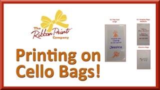 Printing on Cello Bags with your Ribbon Printer [upl. by Anwahsed]