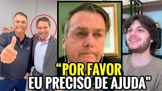 VERGONHA ALHEIA Bolsonaro pede socorro REACT [upl. by Ahsenek62]