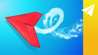 How to Make a Paper Airplane that Spirals as it Flies FAR [upl. by Edme]