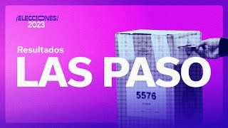 PASO 2023 Escrutinio resultados y análisis [upl. by Ennaharas899]