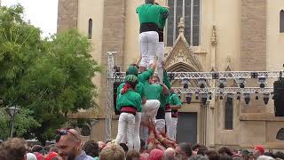 Castellers de Sabadell  quot2d7quot Festa Major 2024 [upl. by Sale901]