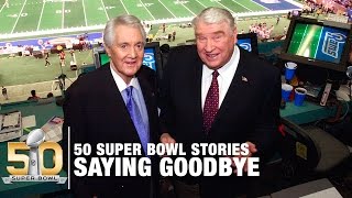 John Madden amp Pat Summerall Saying Goodbye  50 Super Bowl Stories [upl. by Wexler]