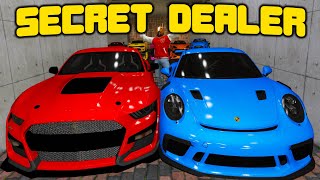 Selling Stolen Cars in Underground Secret Dealership  GTA 5 RP [upl. by Adnoyek]