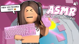 ROBLOX Tower of Hell but its KEYBOARD ASMR VERY RELAXING  38 [upl. by Eseuqram]