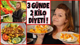 DİYETE BAŞLADIM  3 GÜNDE 2 KİLO DİYETİ  3 GÜNLÜK VLOG [upl. by Garett903]