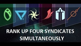 Warframe Beginners Guide  Rank up FOUR SYNDICATES together [upl. by Douglas]