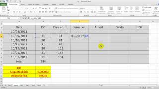 Como calcular o IOF de um financiamento versão 1 [upl. by Ennairod]