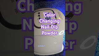 Dip powder changes colors dippowder colorchanging nails dips manicurenails [upl. by Ahsiuq]