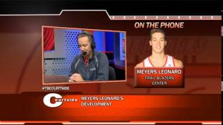 Courtside  Meyers Leonard on his good run in recent games [upl. by Hutner3]