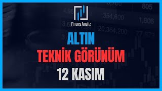 ALTIN TEKNİK GÖRÜNÜM  ONS ALTIN YORUMLARI  12 KASIM [upl. by Marelda]