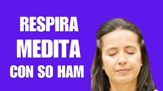 RESPIRA MEDITA CON EL MANTRA SO HAM AJAPA JAPA [upl. by Lehpar]