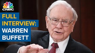 Watch CNBCs full interview with Berkshire Hathaway CEO Warren Buffett [upl. by Conlon]