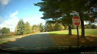 Car Dash Cam 153  Frances Slocum State Park4 [upl. by Ernestine]