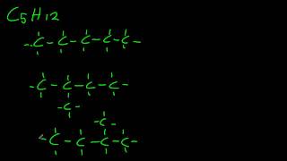 S326 Deduce structural formulas for the isomers of the noncyclic alkanes SL IB Chemistry [upl. by Aneerbas]