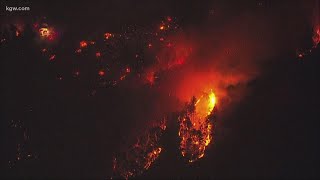 Multiple fires burning across Oregon in unprecedented fire event [upl. by Kciredec]