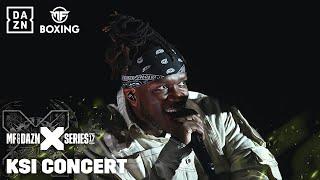 KSI’s Stunning First DAZN X Series 17 Concert [upl. by Cyrilla163]