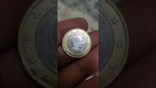 Monaco 1€ 2022 Top Rare Coin ytshorts coin [upl. by Maze]