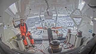 Day 4 update from Ollie in the Vendée Globe [upl. by Bryana571]