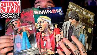 SHADY CON AUTOGRAPHED EMINEM FIGURES UNBOXING [upl. by Dagley]