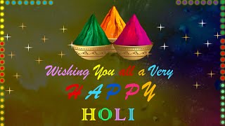 Happy Holi  Holi Wishes 2021  Holi Animated Greetings  Free PowerPoint Template [upl. by Zandt]