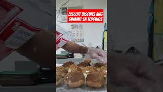 Biscoff Biscuits as Toppings bakery food streetfood donuts doughnut doughnut [upl. by Dougherty]