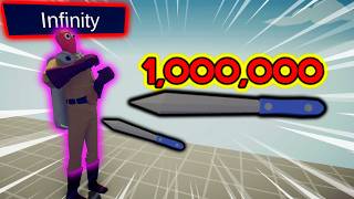 1 000 000 DAMAGE KNIFE vs EVERY UNIT  Totally Accurate Battle Simulator TABS [upl. by Norha]