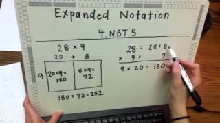 4th Expanded Notation Multiplication [upl. by Nnayt]