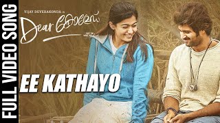 Ee Kathayo Video Song  Dear Comrade Malayalam  Vijay Deverakonda  Rashmika  Bharat Kamma [upl. by Angeli]