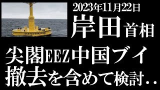 領有権問題 岸田首相 尖閣周辺の中国ブイ“撤去も含め検討 ” 2023年11月22日 [upl. by Dachy]