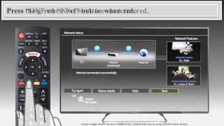 Panasonic  Television  Function  How to perform the first time set up [upl. by Edaj350]