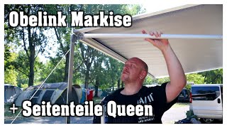 Obelink Sackmarkise amp Seitenteile Queen 250  Aufbau und Fazit  Hobbyfamilie [upl. by Sane]