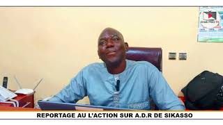 REPORTAGE AU LACTION SUR ADR SIKASSO [upl. by Ahseekal]